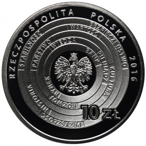10 złotych 2016 Centrum Pieniądza