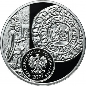 20 zlotých 2015 minca Kazimíra Veľkého