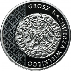 20 zlotých 2015 minca Kazimíra Veľkého