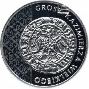 20 złotych 2015 Grosz Kazimierza Wielkiego - GCN PR70