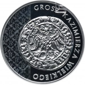 20 zloty 2015 Casimir the Great penny - GCN PR70