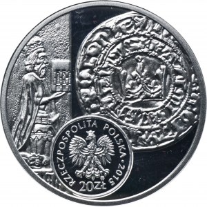 20 złotych 2015 Grosz Kazimierza Wielkiego - GCN PR70