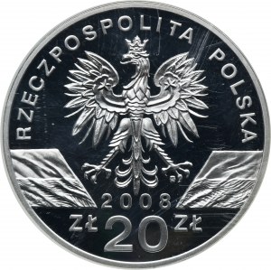 20 złotych 2008 Sokół - GCN PR70