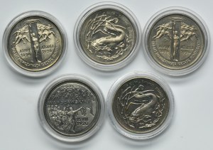 Sada, 2 zlaté 1995 (5 kusov)