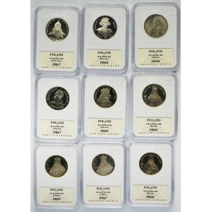 Zestaw, 50-100 złotych 1981-1988 (9 szt.)