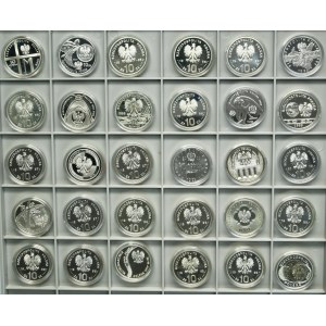 Zestaw, 10 złotych 1995-2010 (30 szt.)