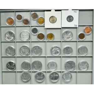 Set, PRL und IIRP, Gemischte Münzen (31 Stück)