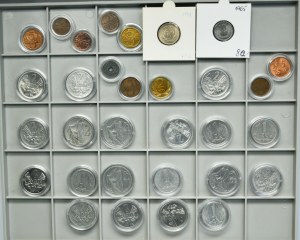 Set, People's Republic and IIRP, Mix of coins (31 pieces).