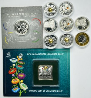 Set, 10 gold 2002-2012 (10 pieces).