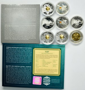 Set, 10 gold 2002-2012 (10 pieces).