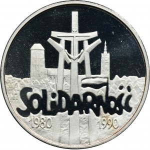 100 000 PLN 1990 Solidarita - GRUBA