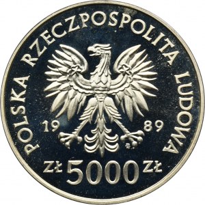 5,000 zloty 1989 Henryk Sucharski