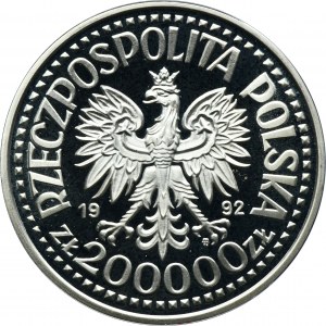 200.000 złotych 1992 Władysław III Warneńczyk - popiersie