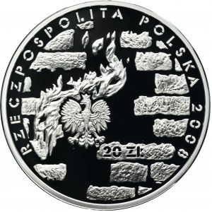 20 złotych 2008 65. Rocznica Powstania w Getcie Warszawskim