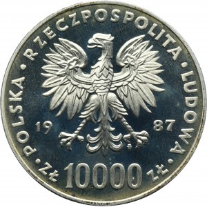10 000 zlotys 1987 Jean-Paul II