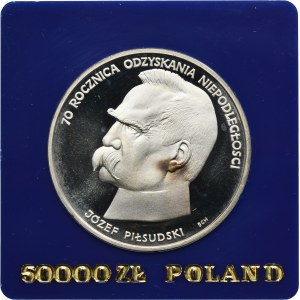 50.000 złotych 1988 Piłsudski