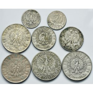 Set, II RP, 2-10 gold 1932-1936 (8 pieces).