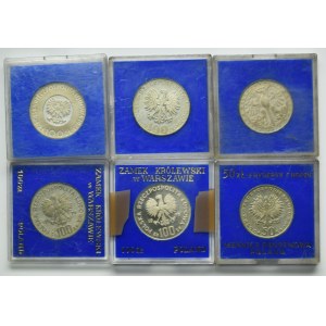 Zestaw, PRL, 50-100 złotych 1973-1975 (6 szt.)