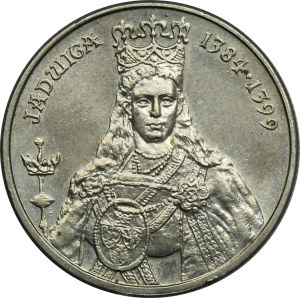 DESTRUKT, 100 złotych 1988 Jadwiga - niedobity znak
