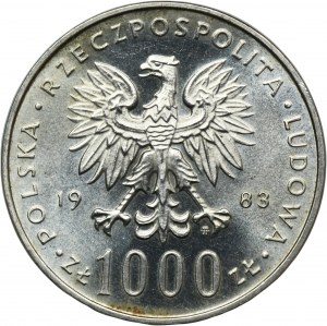 1 000 or 1983 Jean-Paul II