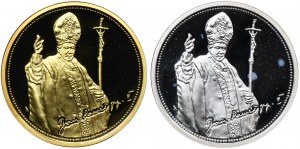 Sada, medaily Ján Pavol II. 30. výročie pontifikátu 2008 (2 ks)