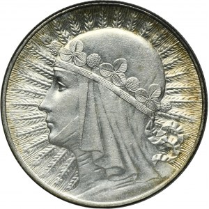 Head of a Woman, 10 zloty Warsaw 1932