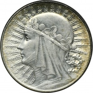 Głowa Kobiety, 10 złotych Warszawa 1932