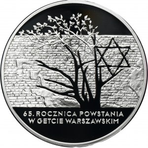 20 złotych 2008 65. Rocznica Powstania w Getcie Warszawskim