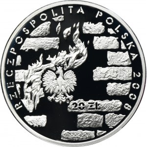 20 złotych 2008 65. Rocznica Powstania w Getcie Warszawskim