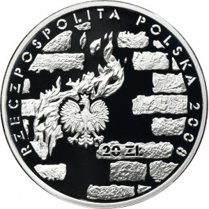 20 PLN 2008 65th Anniversary of the Warsaw Ghetto Uprising