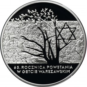20 złotych 2008 65. Rocznica Powstania w Getcie Warszawskim