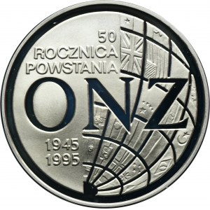 20 złotych 1995 50. rocznica powstania ONZ