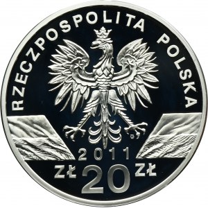 20 złotych 2011 Borsuk