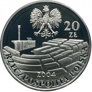 20 złotych 2004 15-lecie Senatu III RP