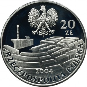 20 złotych 2004 15-lecie Senatu III RP