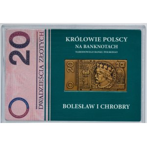 Zestaw, Królowie Polscy na banknotach, 20 i 50 złotych (2 szt.)