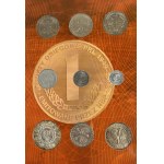 Set, Repubblica Popolare di Polonia, Monete circolanti polacche 1949-1990 (circa 257 pezzi).