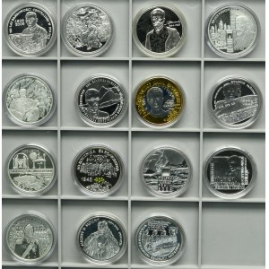 Zestaw, 10 złotych 1996-2014 (15 szt.)