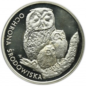 500 złotych 1986 Ochrona Środowiska Sowa Z Młodymi