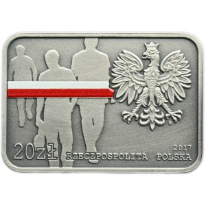 20 złotych 2017 35. rocznica zrywu antykomunistycznego w Lubinie