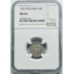 10 pennies 1923 - NGC MS63