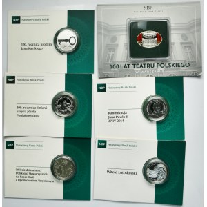 Zestaw, 10 złotych 2013-2014 (6 szt.)