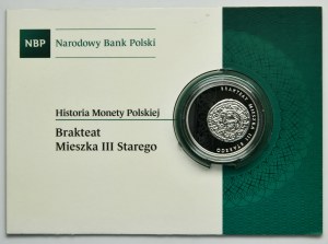 10 złotych 2014 Brakteat Mieszka III Starego