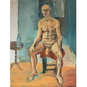 Edward Dwurnik (1943 Radzymin - 2018 Warsaw), Nude of a Man, 2004