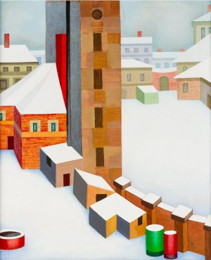 Krzysztof Cander (1936-2006), Pierwszy śnieg, 2003