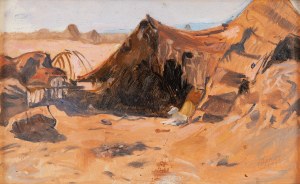 Adam Styka (1890 Kielce - 1959 Nowy Jork), Osada na pustyni