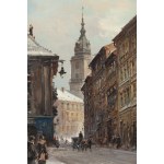 Wladyslaw Chmielinski (1911 Warsaw - 1979 Warsaw), View of the Royal Castle in Warsaw from Swietojanska Street