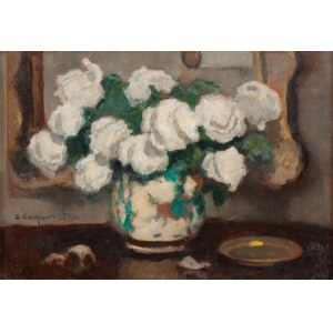 Alfons Karpiński (1875 Rozwadów k. Tarnobrzegu - 1961 Kraków), Róże białe