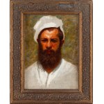 Nikodem Sylwanowicz (1834 Cyncewicze koło Wilejki - 1919 Cyncewicze koło Wilejki), Portret mężczyzny z stroju chłopskim