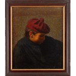 Nikodem Sylwanowicz (1834 Cyncewicze koło Wilejki - 1919 Cyncewicze koło Wilejki), Portret syna artysty, Stanisława